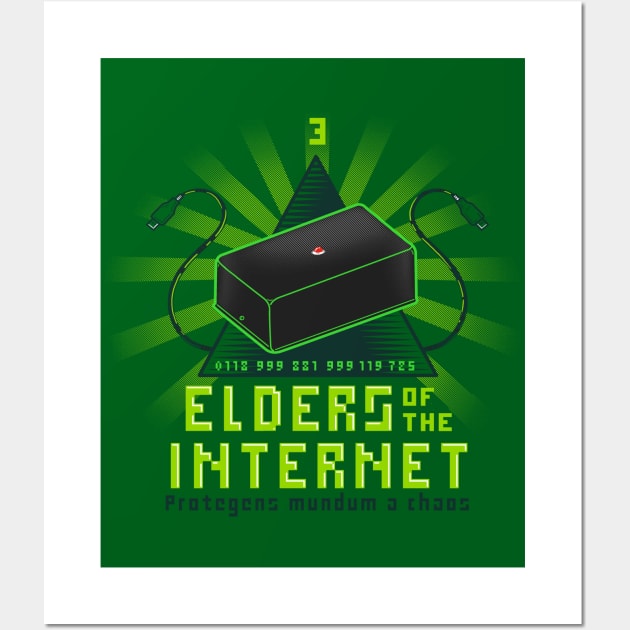 Elders of the Internet Wall Art by OmarFeliciano_PrimitiveTool